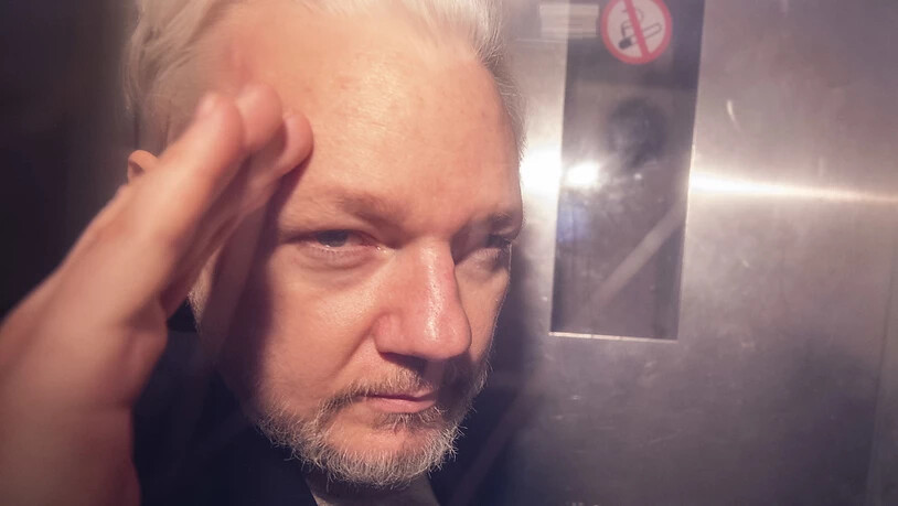Ärzte fürchten um sein Leben: Der in Grossbritannien inhaftiere Wikileaks-Grüner Julian Assange. (Archivbild)