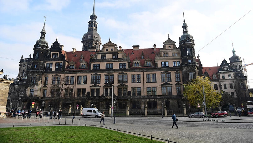 Das Residenzschloss im Zentrum von Dresden.