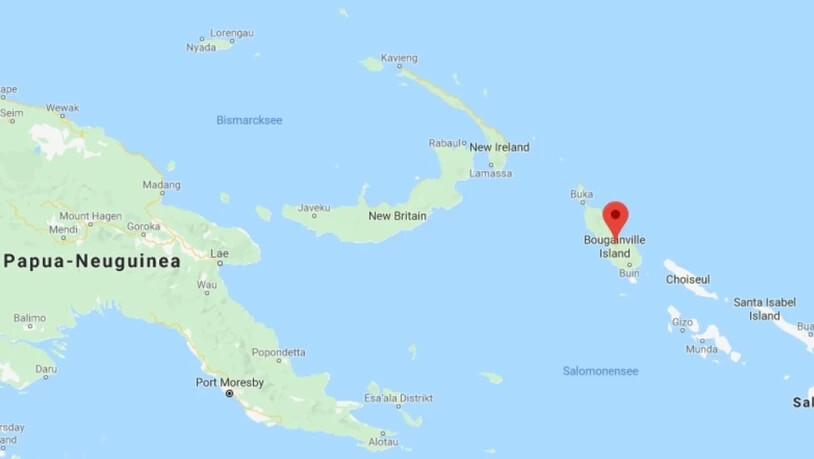 Bougainville im Osten Papua-Neuguineas ist knapp 9000 Quadratkilometer gross und hat zahlreiche kleinere Inseln.