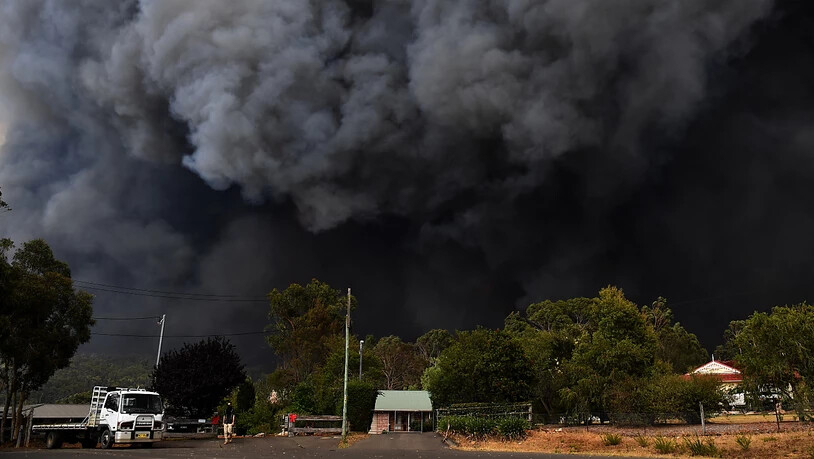 Buschfeuer in der Nähe von Sydney: Der giftige Rauch gefährdet die Menschen.