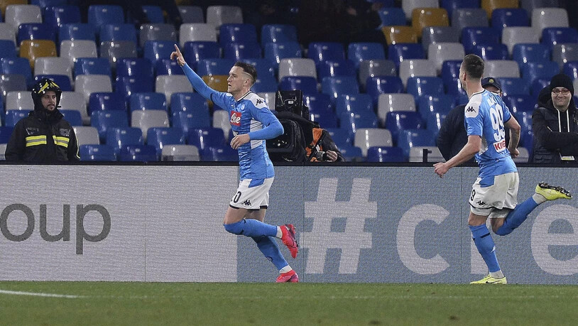 Piotr Zielinski schoss Napoli gegen Leader Juventus Turin auf die Siegesstrasse