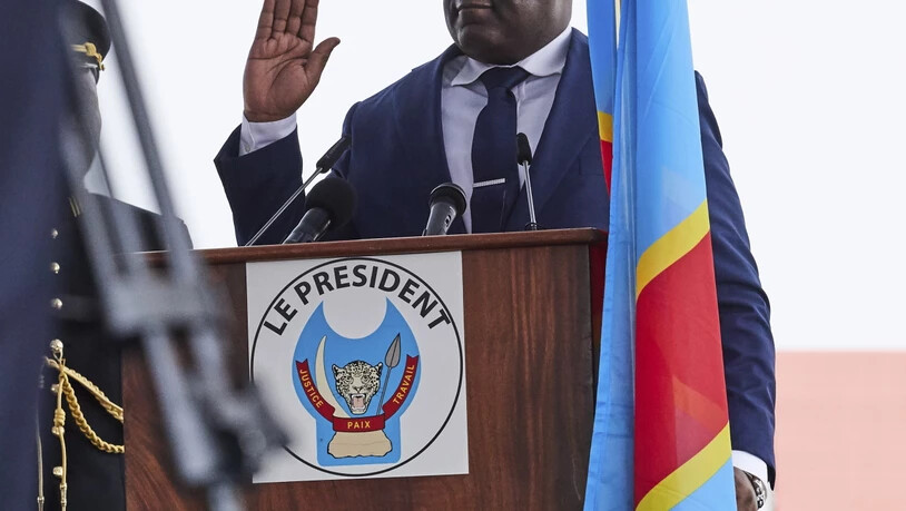 Felix Tshisekedi. Präsident der demokratischen Republik Kongo, während der Vereidigung am 24. Januar 2019 in Kinshasa. (Archivbild)