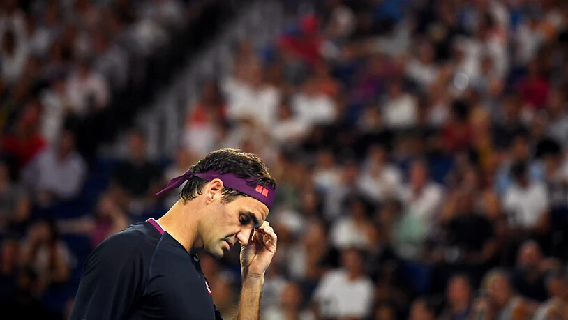 Kein Exploit: Der angeschlagene Roger Federer bleibt im Halbfinal-Duell mit Novak Djokovic ohne Chance