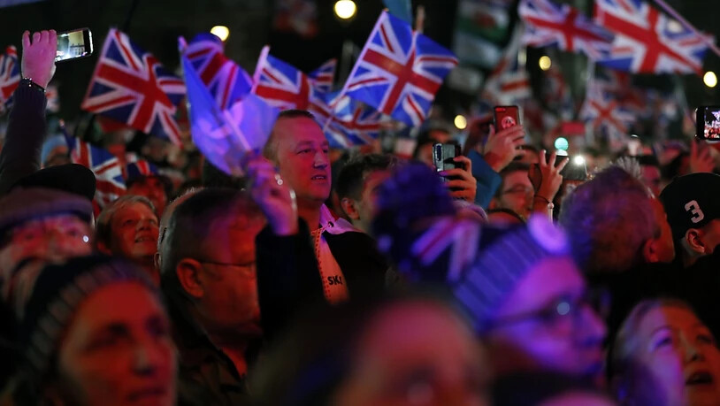 Die Briten feiern den Austritt aus der Europäischen Union.