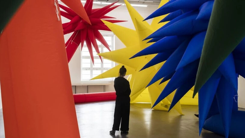 Die Installation "Light and Air" von Otto Piene (1928-2014) ist Teil der Ausstellung über den deutschen Künstler im Haus Konstruktiv in Zürich. Sie dauert vom 6. Februar bis 10. Mai.