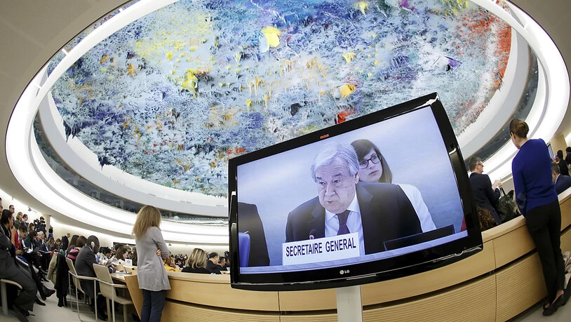 Menschenrechte und nationale Souveränität gehen für Uno-Generalsekretär Guterres Hand in Hand. "Der Einsatz für Menschenrechte stärkt Staaten und ihre Gesellschaften, das festigt die Souveränität", sagte er vor dem Uno-Menschenrechtsrat.