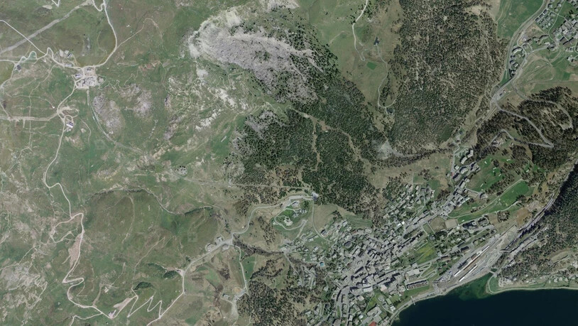 Ein neues Frühwarnsystem in St. Moritz soll das Siedlungsgebiet schützen.