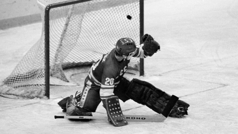 "Miracle on Ice": Wladislaw Tretjak, der Torhüter der Sowjetunion, erlebt an den Olympischen Spielen 1980 in Lake Placid gegen die USA ein böses Wunder