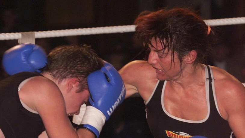 Die künftige Leistungssportchefin bei Swiss Boxing, Christina Nigg (rechts), zu ihren Zeiten als aktive Boxerin