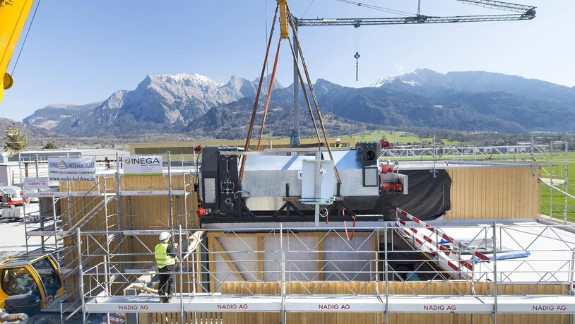 Die Inega AG in Maienfeld will mit einer Pyrolyseanlage Pflanzenkohle herstellen.