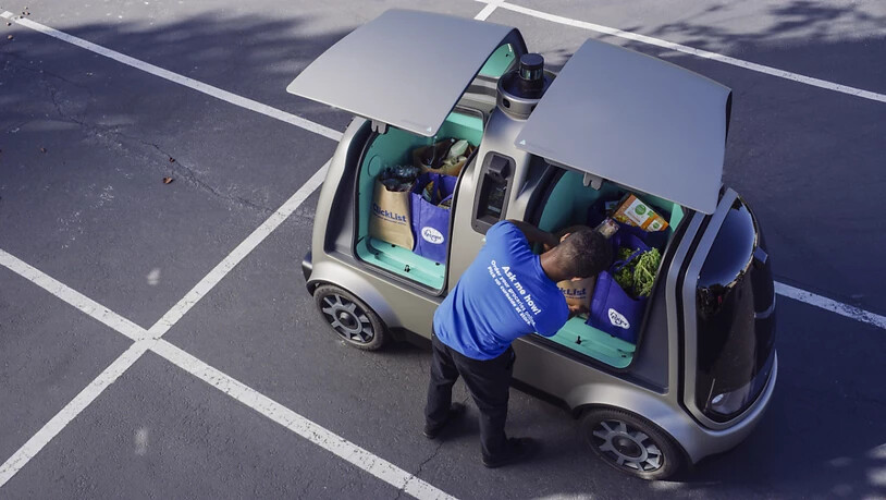 Die fahrerlosen Lieferfahrzeuge des Jungunternehmens Nuro können nun im Silicon Valley getestet werden. (Archiv)