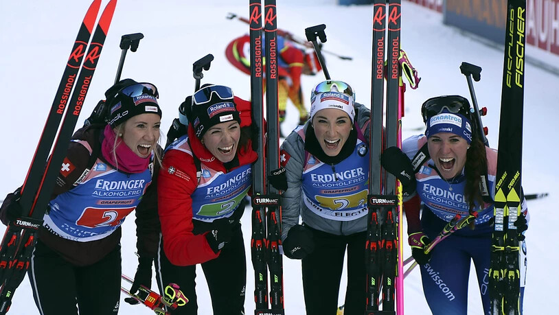 In der Schweizer Staffel lief Selina Gasparin in dieser Saison im Weltcup sogar dreimal auf das Podest