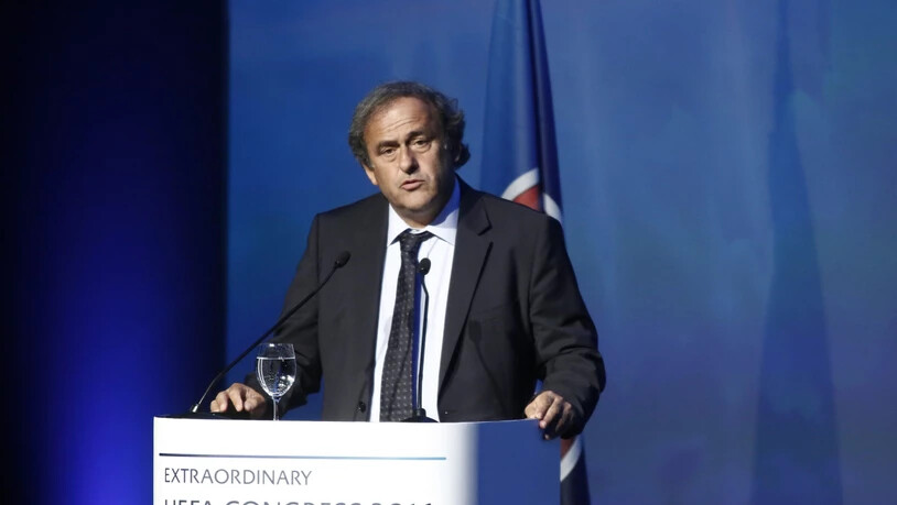 Der ehemalige UEFA-Präsident Michel Platini anlässlich des Kongresses 2016 in Athen
