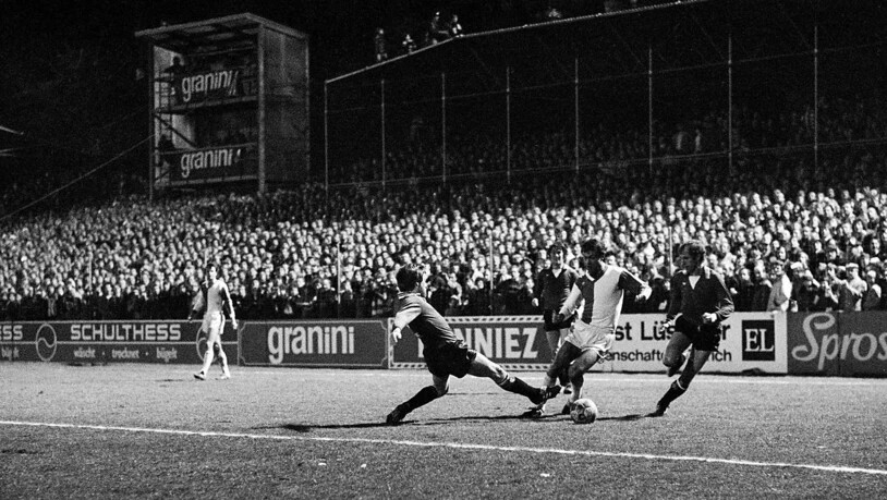 Am 15. März 1978 war der Hardturm bis auf den letzten Platz gefüllt: 30'000 bei GC - Eintracht Frankfurt