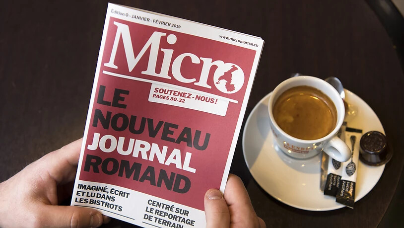 Die Zeitung "Micro", die eigens zum Teilen in Cafés, Arztpraxen und Coiffeurläden konzipiert worden war, gibt wegen der Coronavirus-Beschränkungen auf. (Archivbild)