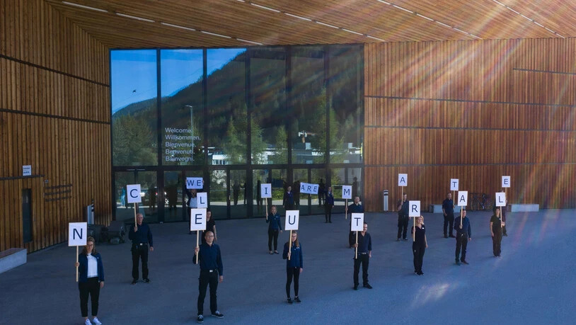Das Kongresszentrum in Davos gilt als erstes klimaneutrales Kongresszentrum der Schweiz.