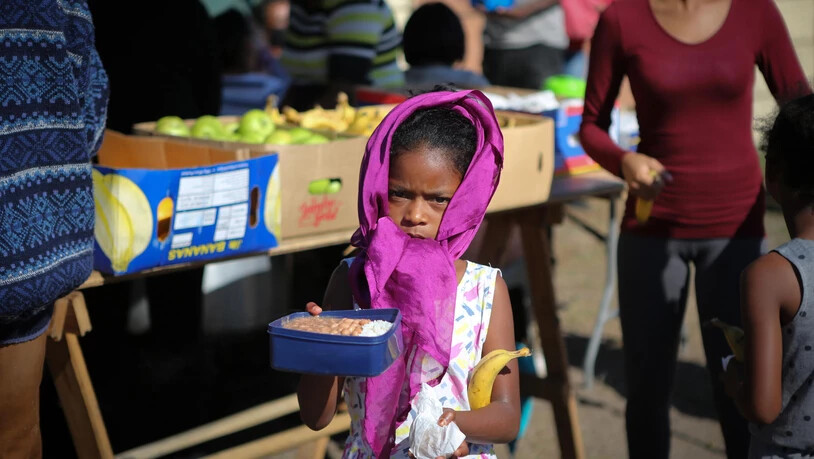 Etwas nahrhaftes zum Essen: Das ist zu Zeiten des Coronavirus noch wichtiger für die südafrikanischen Kinder als zuvor.
