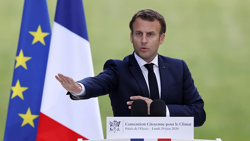 Emmanuel Macron steht nach Erfolgen der Grünen bei den Kommunalwahlen unter Zugzwang in der Umweltpolitik. Foto: Christian Hartmann/Pool Reuters/AP/dpa
