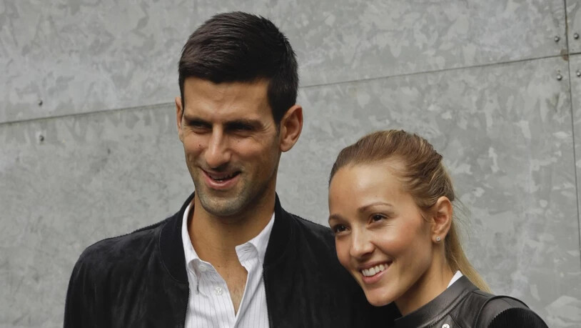 Novak Djokovic und seine Frau Jelena verzeichneten bei den neuesten Corona-Tests negative Ergebnisse