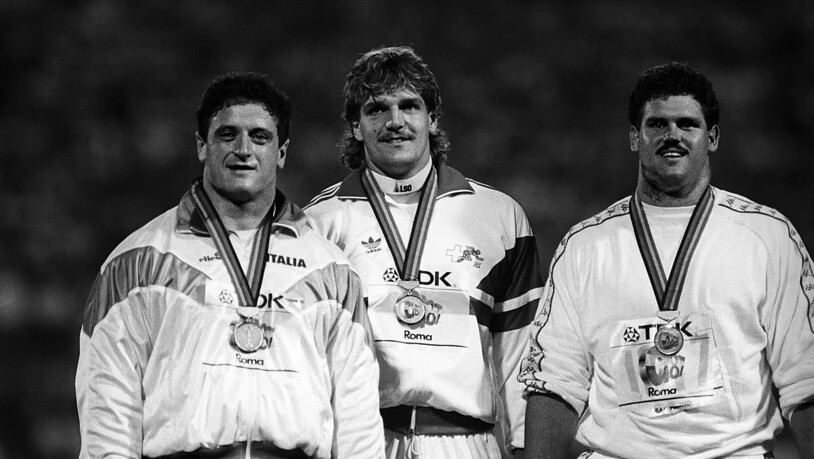 1987 in Rom wurde Werner Günthör Weltmeister - ein Jahr später reichte es in Seoul "nur" zu Olympia-Bronze