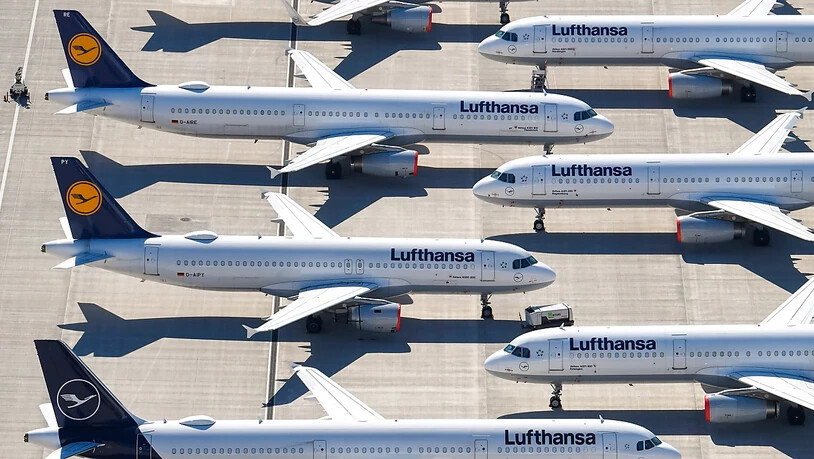 Flotten und Führungsgremien sollen verkleinert werden: Der Swiss-Mutterkonzern Lufthansa hat weitere Einsparungen beschlossen. (Archiv)