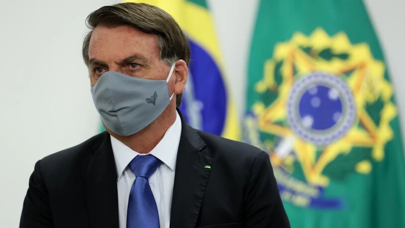 HANDOUT - Der brasilianische Präsident Jair Bolsonaro hat sich mit dem Coronavirus infiziert. Foto: Marcos Correa/Palacio Planalto/dpa - ACHTUNG: Nur zur redaktionellen Verwendung und nur mit vollständiger Nennung des vorstehenden Credits