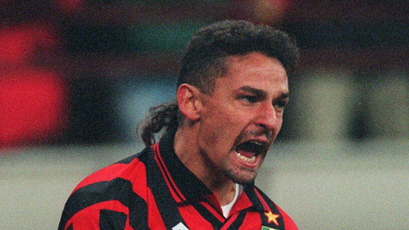 Nach dem Wechsel von Juventus zur AC Milan wurde Baggio nochmals italienischer Meister. Der Champions-League-Titel blieb ihm aber verwehrt