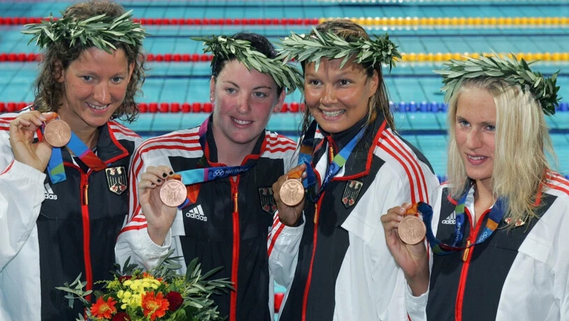 Nach den Olympischen Spielen 2004 in Athen trat Franziska van Almsick zurück