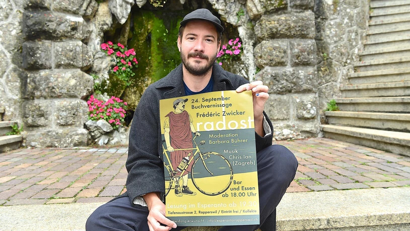 Neues Buch: Autor Frédéric Zwicker aus Rapperswil hat seinen zweiten Roman veröffentlicht.