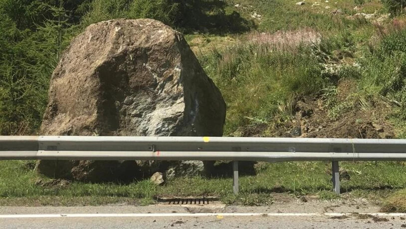 Am 1. September ist in Sils im Engadin ein Felsbrocken niedergegangen.