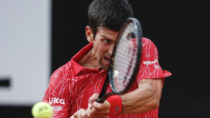 Novak Djokovic hat in Rom nach der Disqualifikation am US Open zurück in die Spur gefunden