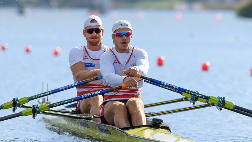 Roman Röösli (vorne) und Barnabé Delarze ruderten in Polen zu einer weiteren EM-Medaille