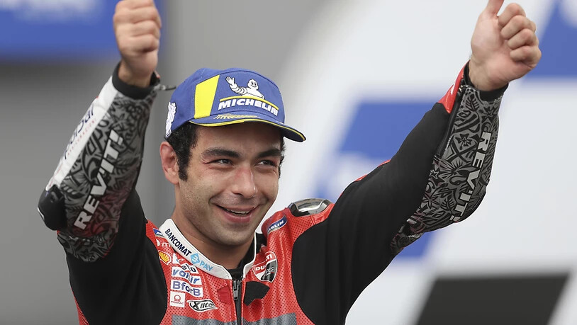 Freut sich über seinen zweiten GP-Sieg: Ducati-Werkspilot Danilo Petrucci aus Italien