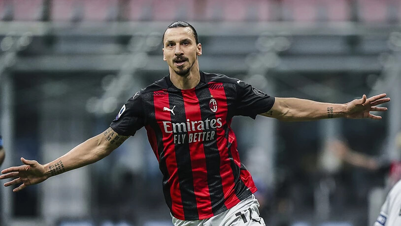 Zwei frühe Tore: Dank Zlatan Ibrahimovic gewinnt Milan erstmals seit 2016 ein Derby gegen Inter