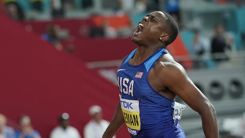 Christian Coleman holte im September 2019 in Doha WM-Gold