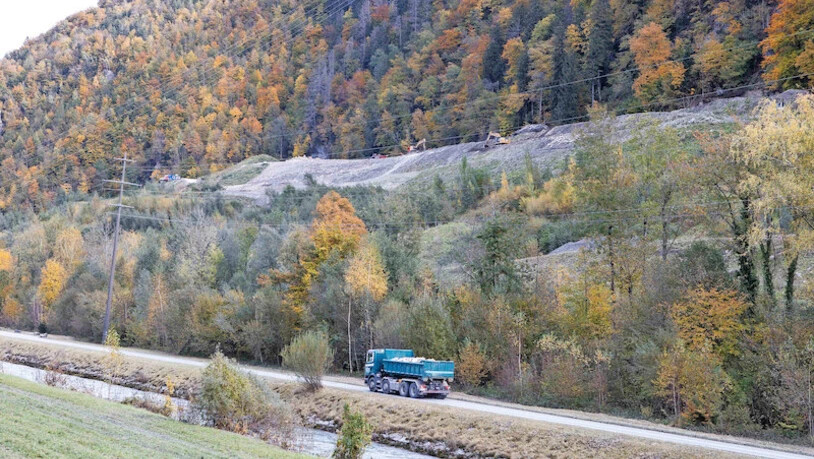 Höher darf sie nicht mehr werden: Die Inertstoff- Deponie im Gäsi ist fast voll.