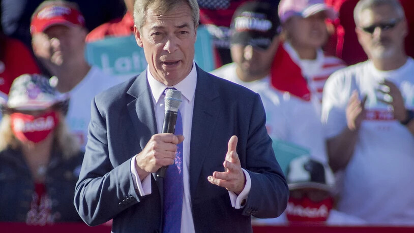 Nigel Farage will seine Brexit-Partei in eine Anti-Lockdown-Partei um krempeln. (Archivbild)
