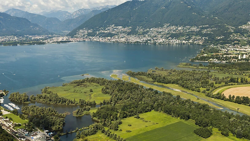 Die "Bolle di Magadino" im Mündungsgebiet des Ticino.