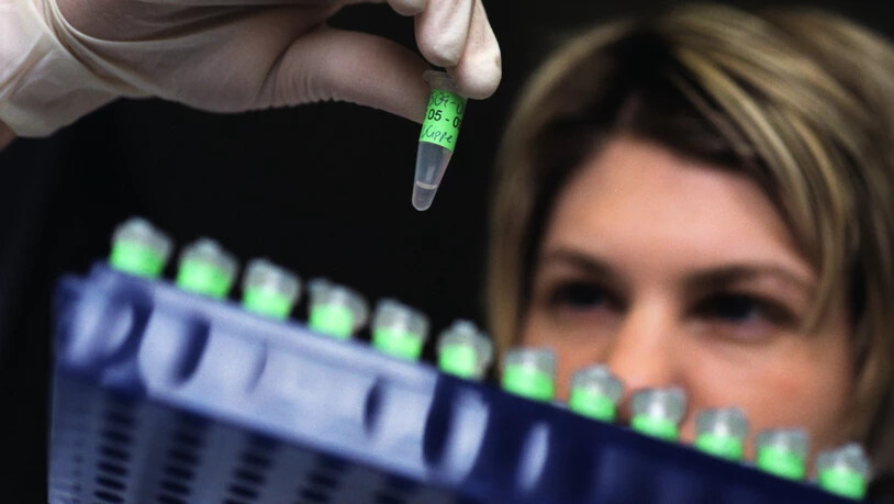 In der Forensischen Genetik am Institut für Rechtsmedizin der Universität Zürich werden DNA-Proben in Behältern aufbewahrt. Geht es nach dem Bundesrat, sollen künftig die Möglichkeiten der DNA-Analyse ausgeweitet werden. (Archivbild)