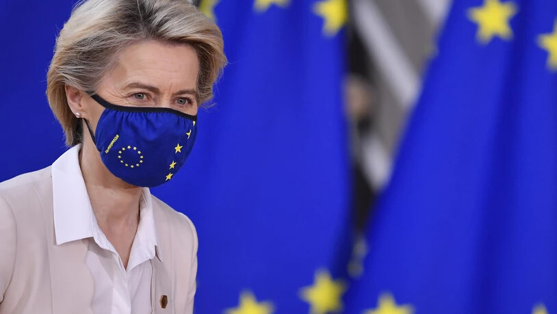 «Europa geht voran»: Ursula von der Leyen, Präsidentin der Europäischen Kommission. Foto: John Thys/Pool AFP/AP/dpa