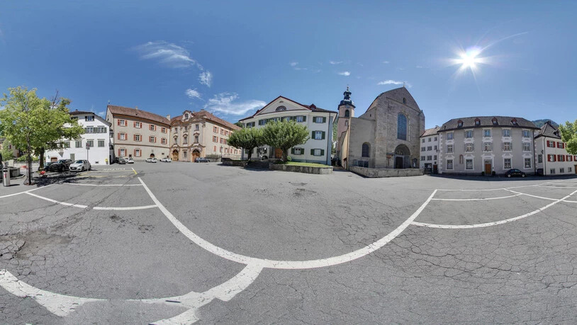 Die Churer Sonne durch den Bildschirm geniessen.