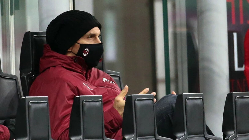 Seit Wochen ist der verletzte Superstar Zlatan Ibrahimovic zum Zuschauen verdammt: Trotzdem eilt Milan von Sieg zu Sieg