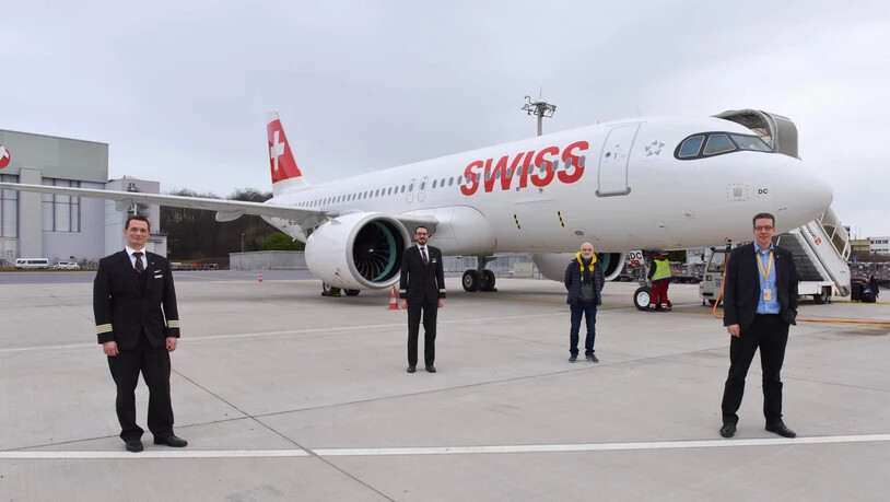 Der neue Neo-Airbus A320 der Swiss trägt den Namen «Pontresina».