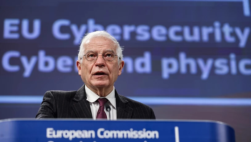 Der Außenbeauftragte der EU, Josep Borrell, ist angesichts der Ausschreitungen in Washington besorgt. Foto: Kenzo Tribouillard/AFP Pool/AP/dpa