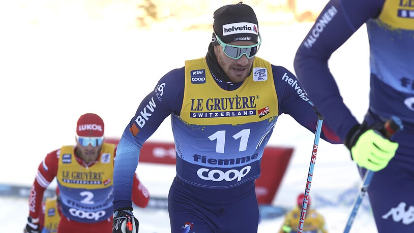 Nicht weit von den Besten entfernt: Dario Cologna belegte im einzigen Skiathlon vor der WM den 7. Platz