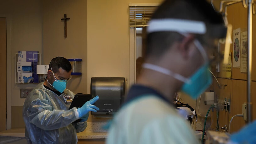 Palliativstation des Krankenhauses «Providence Holy Cross Medical Center» im Stadtteil in Los Angeles. Foto: Jae C. Hong/AP/dpa