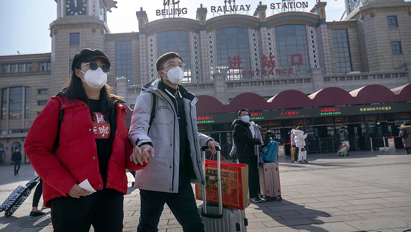 Die chinesische Regierung rät von Reisen zum Neujahrstag ab.