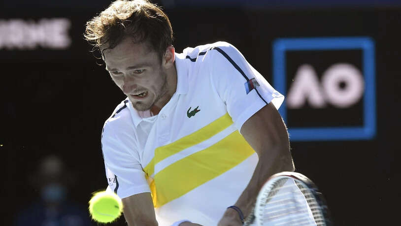 Im Moment kaum zu stoppen: Daniil Medwedew erreichte erstmals die Halbfinals des Australian Open