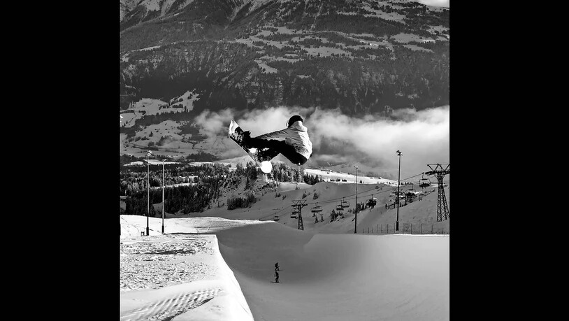 Isabelle Lötscher während ihres Einsatzes am Weltcup in Laax.
