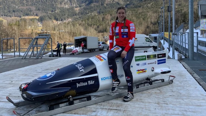 Umsteigerin: Die frühere Leichtathletin Mara Morell fühlt sich im Bobsport wohl.